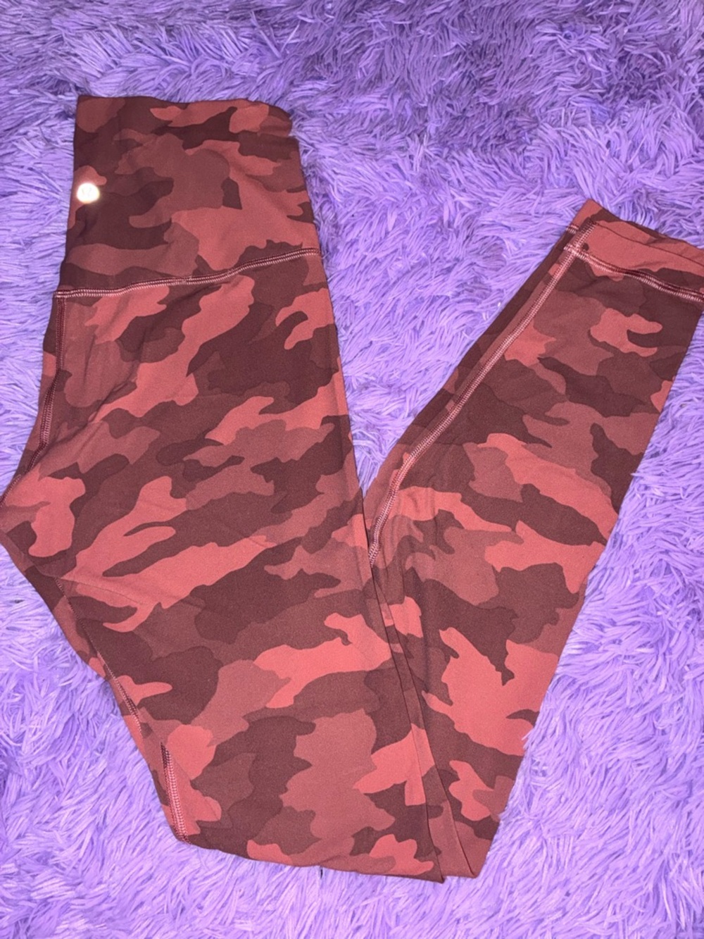 Lululemon Align High-Rise Pant 28" Camo pink
